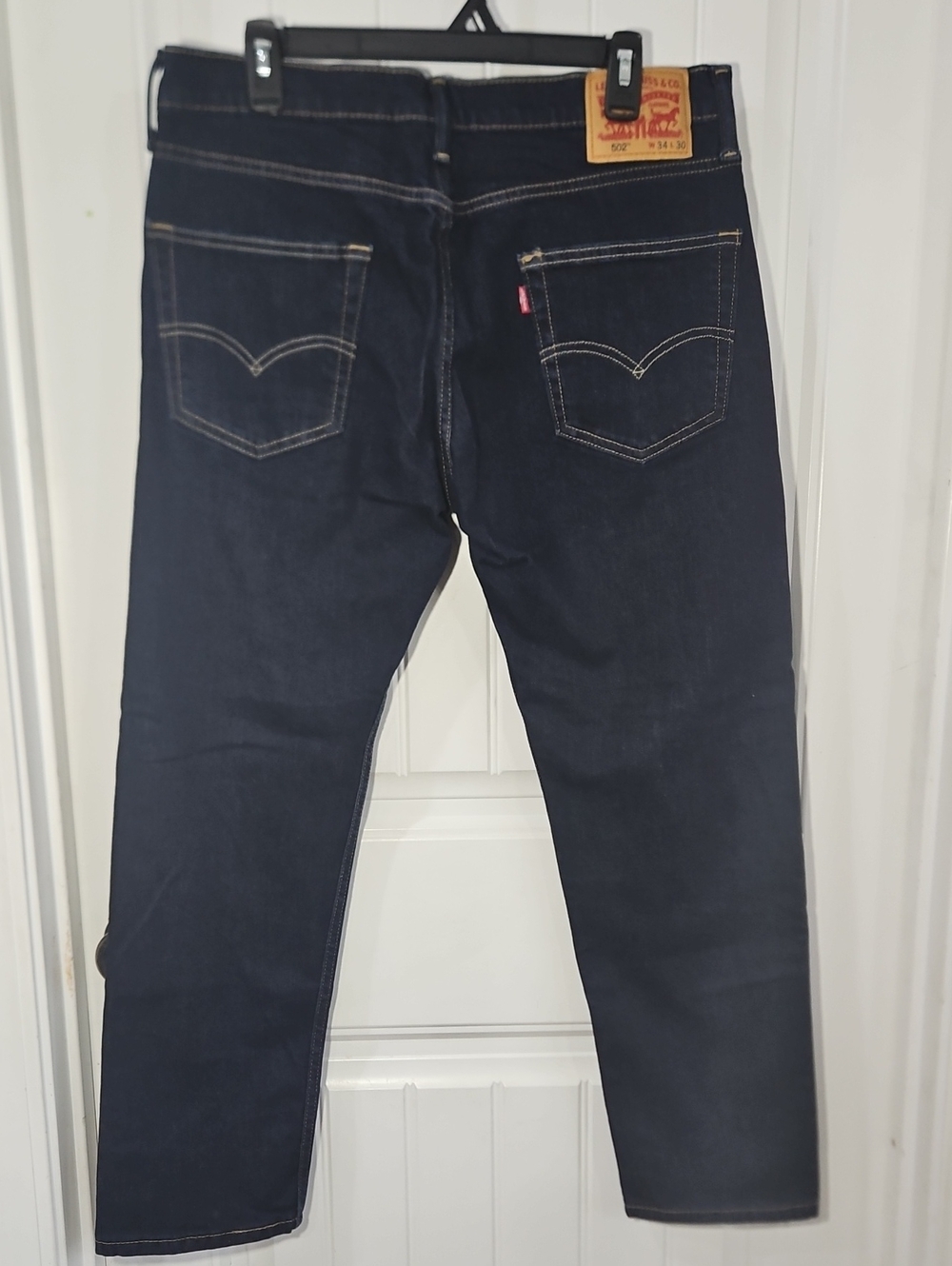Levi's Men's 502 Dark Wash Straight Jeans Size W34 L30